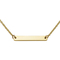 James Avery 14K Gold Petite Engravable Horizon Necklace - Image 1 of 2