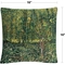 Trademark Fine Art Vincent Van Gogh Trees and Undergrowth Decorative Throw Pillow - Image 2 of 4