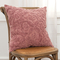 Rizzy Home Solid Pink Square Decorative Throw Pillow - Image 2 of 5