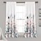 Lush Decor Zuri Flora Room Darkening Window Curtain Panels Set - Image 1 of 2