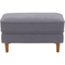 CorLiving Mulberry Fabric Upholstered Modern Ottoman - Image 1 of 6