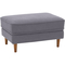 CorLiving Mulberry Fabric Upholstered Modern Ottoman - Image 2 of 6