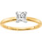 True Origin 14K Gold Lab Grown 1/2 CTW Diamond Engagement Ring - Image 1 of 4