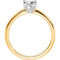 True Origin 14K Gold Lab Grown 1/2 CTW Diamond Engagement Ring - Image 2 of 4