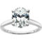 True Origin 14K Gold 1 1/2 ct. Certified Oval Lab Grown Diamond Solitaire Ring - Image 1 of 4