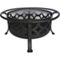 Chard 36 in. Round Steel Fire Pit with Spark Screen - Image 3 of 3