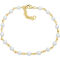 Sofia B. 10K Yellow Gold Cultured Freshwater Pearl 7.25 in. Station Bracelet - Image 1 of 5