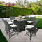 Home Creations Inc Verona 7 pc. Firepit High Dining Set - Image 2 of 2