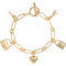 COACH Gold Iconic Charm 7.75 in. Bracelet - Image 1 of 3