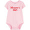 Carter's Baby Girls Mommy's Girl Striped Cotton Bodysuit - Image 1 of 2