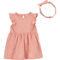 Carter's Baby Girls Bodysuit Dress and Headwrap 2 pc. Set - Image 1 of 2