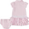 adidas Baby Girls Ruffle Polo Dress 2 pc. Set - Image 2 of 2