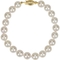 14K Yellow Gold 6-7mm AAA Cultured Freshwater Pearl Bracelet - Image 1 of 2