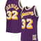 Mitchell & Ness Men's Magic Johnson Purple Los Angeles Lakers Hardwood Classics Swingman Jersey - Image 1 of 4