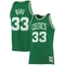 Mitchell & Ness Men's Larry Bird Kelly Green Boston Celtics Big & Tall Hardwood Classics Jersey - Image 1 of 4
