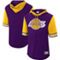 Mitchell & Ness Men's Purple Los Angeles Lakers Hardwood Classics Buzzer Beater Mesh Pullover Hoodie - Image 1 of 4