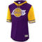 Mitchell & Ness Men's Purple Los Angeles Lakers Hardwood Classics Buzzer Beater Mesh Pullover Hoodie - Image 3 of 4