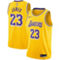 Nike Men's LeBron James Gold Los Angeles Lakers Swingman Player Jersey - Icon Edition - Image 2 of 4
