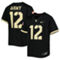 Nike Youth #12 Black Army Black Knights 1st Armored Division Old Ironsides Untouchable Football Jersey - Image 1 of 4