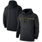 Nike Men's Black Army Black Knights 1st Armored Division Old Ironsides Rivalry Star Two-Hit Pullover Fleece Hoodie - Image 1 of 4