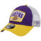 New Era Men's Purple/Gold Los Angeles Lakers Two-Tone Patch 9FORTY Trucker Snapback Hat - Image 1 of 4