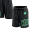 Fanatics Branded Men's Black Boston Celtics Free Throw Mesh Shorts - Image 2 of 4