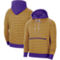 Nike Men's Gold/Purple Los Angeles Lakers 75th Anniversary Courtside Striped Pullover Hoodie - Image 1 of 4