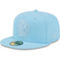 New Era Men's Powder Blue Boston Celtics Spring Color Pack 59FIFTY Fitted Hat - Image 2 of 4