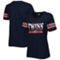New Era Women's Navy Minnesota Twins Team Stripe T-Shirt - Image 1 of 4