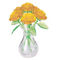 BePuzzled 3D Crystal Puzzle - Roses in a Vase (Yellow): 46 Pcs - Image 1 of 5
