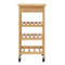 Oceanstar Bamboo Kitchen Trolley - Image 5 of 5