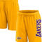 Fanatics Branded Men's Gold Los Angeles Lakers Up Mesh Shorts - Image 1 of 4