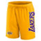 Fanatics Branded Men's Gold Los Angeles Lakers Up Mesh Shorts - Image 3 of 4