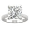 Charles & Colvard 4.20cttw Moissanite Cushion Solitaire Ring in 14k White Gold - Image 1 of 5
