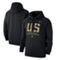 Men's Nike Black Army Black Knights Rivalry Courtesy Of Fleece Pullover Hoodie - Image 1 of 4