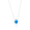 Bellissima 14K White Gold, 2.67ct Blue Topaz, Diamond Necklace - 32 Stones - Image 1 of 2