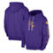 Nike Men's Purple Los Angeles Lakers Authentic Performance Pullover Hoodie - Image 1 of 4