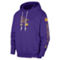 Nike Men's Purple Los Angeles Lakers Authentic Performance Pullover Hoodie - Image 3 of 4