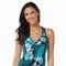 Beach House Ambition Fitted Cross Back Tankini Top - Image 1 of 5