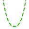 Caribbean Treasures Sterling Silver Jade Linked Bars Necklace - Image 1 of 2