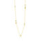 Gold Plating and Genuine Freshwater Pearl Station Necklace - Image 1 of 3
