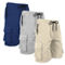 Men's Moisture Wicking Performance Quick Dry Cargo Shorts-3 Pack - Image 1 of 2