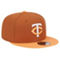 New Era Men's Brown Minnesota Twins Spring Color Two-Tone 9FIFTY Snapback Hat - Image 4 of 4
