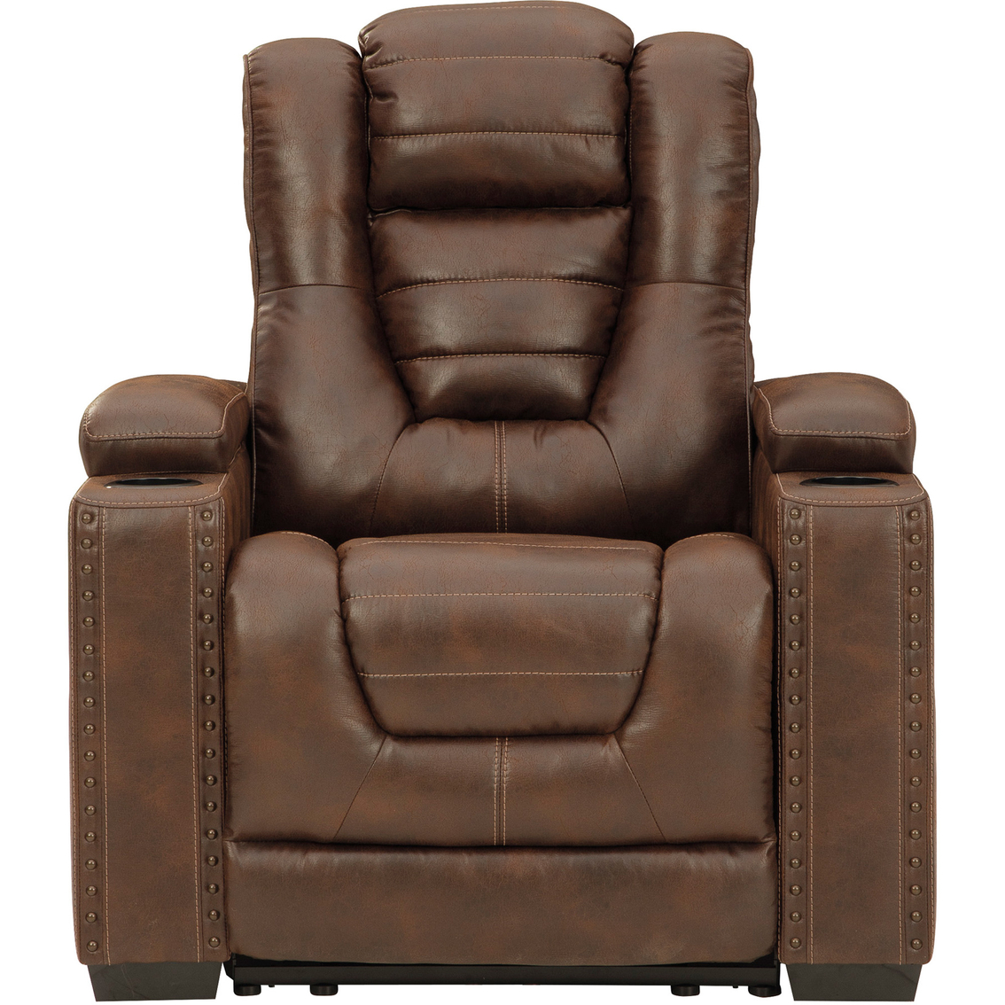 Signature Design by Ashley Owner's Box Power Recliner with Adjustable Headrest - Image 3 of 10