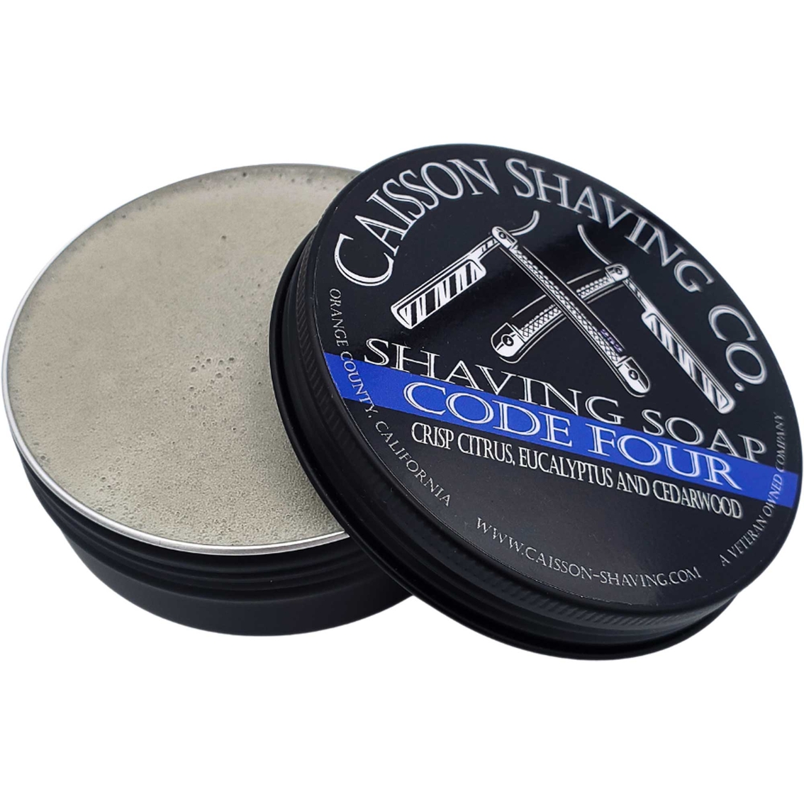 Caisson Shaving Co. Code Four Shaving Soap 4 oz. - Image 2 of 2