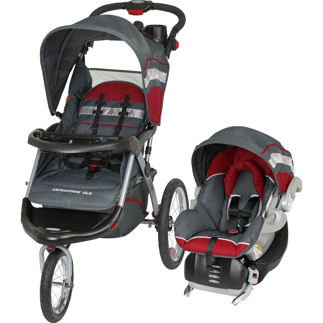 Baby Trend Expedition Elx Jogging Stroller And Car Seat 2 Pc. Travel ...