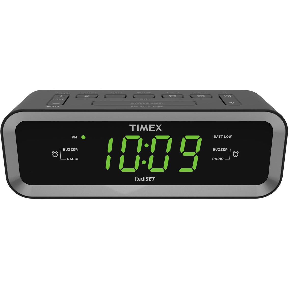 Timex Am Fm Dual Alarm Clock Radio With Usb Charge Port | Mobile Device
