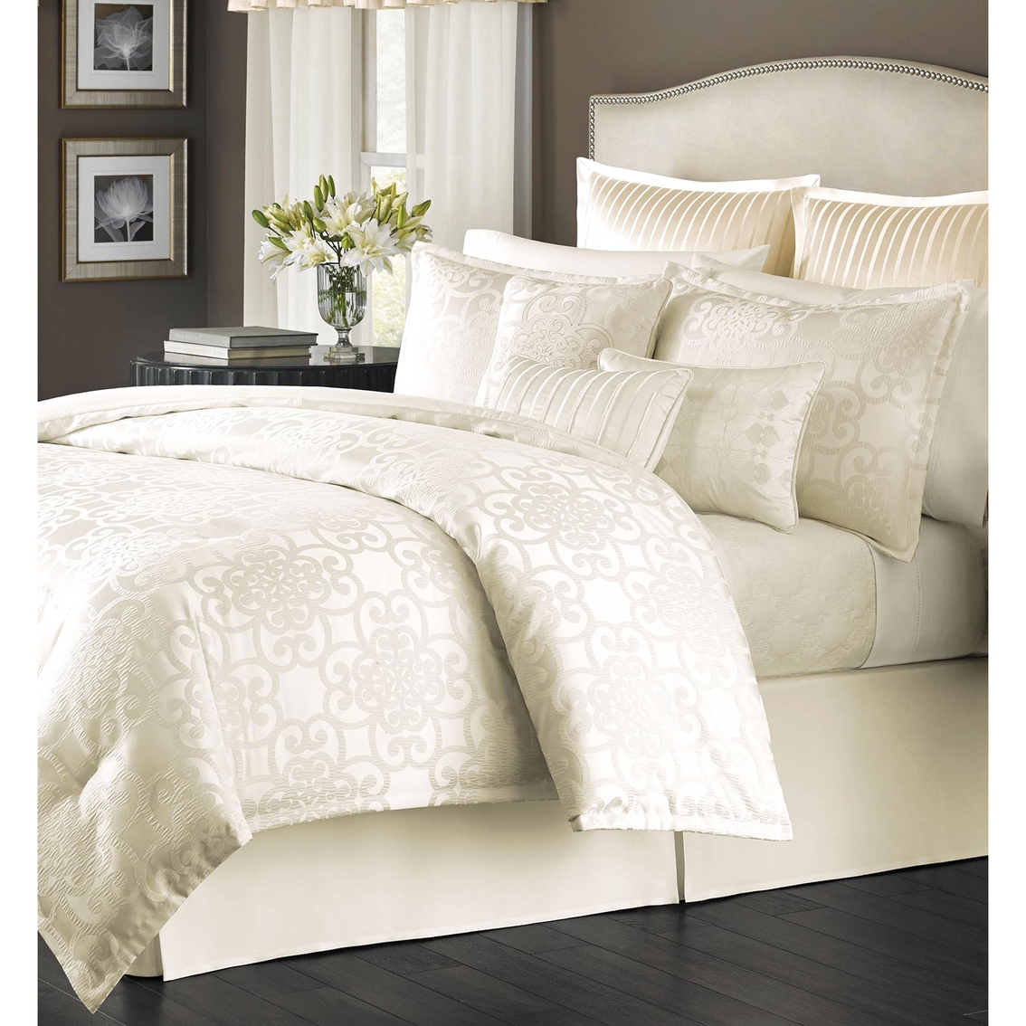 Martha Stewart Collection Savannah Scroll 22 Pc. Comforter Set | Bedding Collections | Home ...