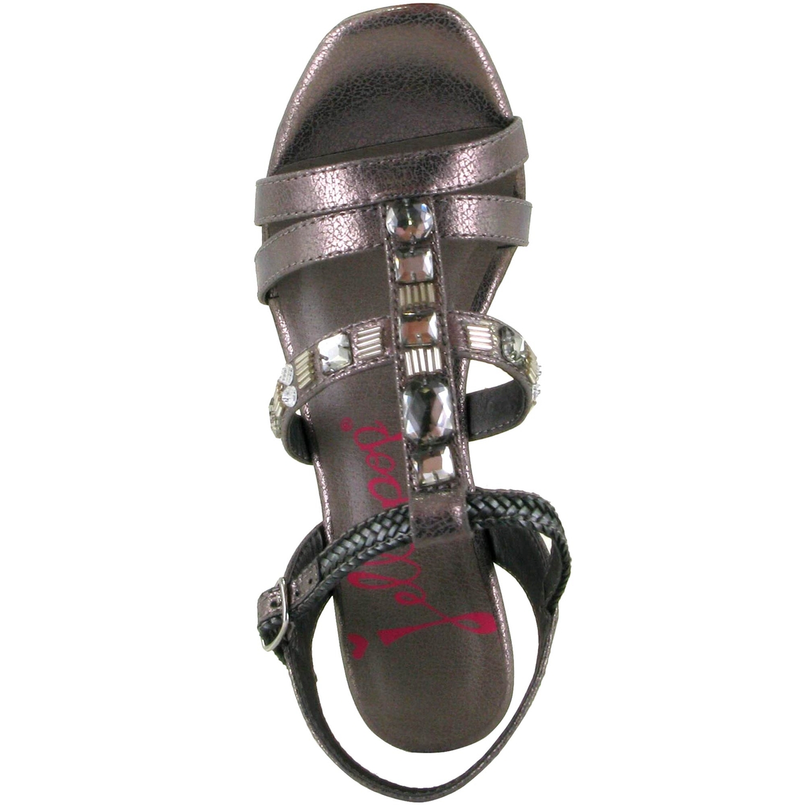 Jellypop Rumi T Strap Wedge Sandals - Image 5 of 5