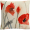Trademark Fine Art Red Poppy Light Floral Abstract Decorative Throw Pillow - Image 1 of 2